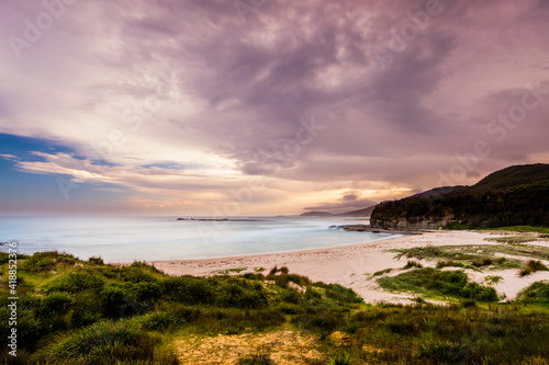 Storm Coming to Pretty Beach Before Sunset