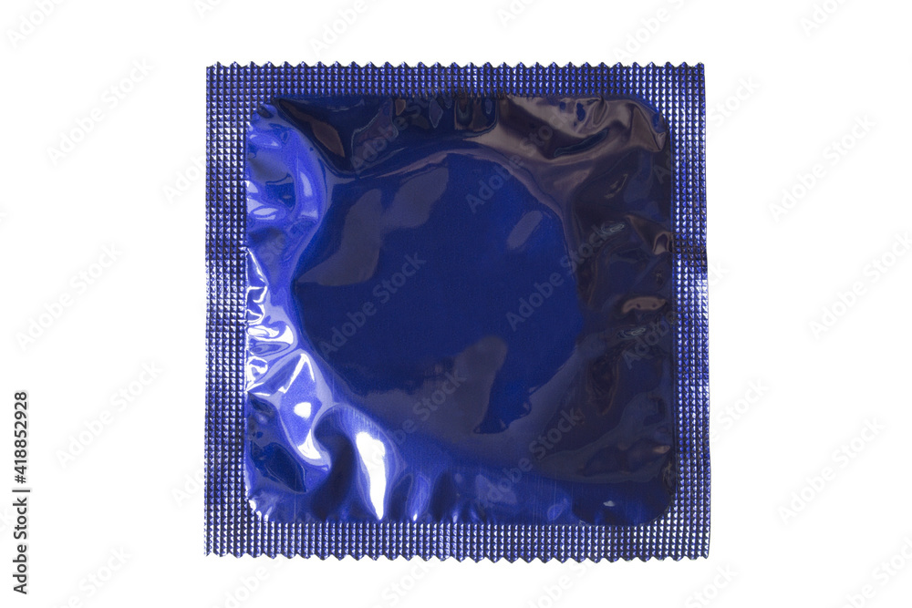 Obraz premium Condom pack isolated