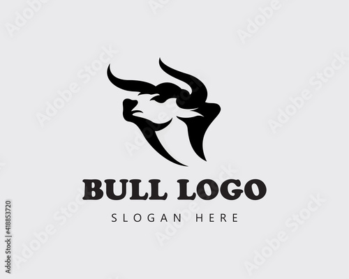 head bull logo bull logo simple bull logo animal logo