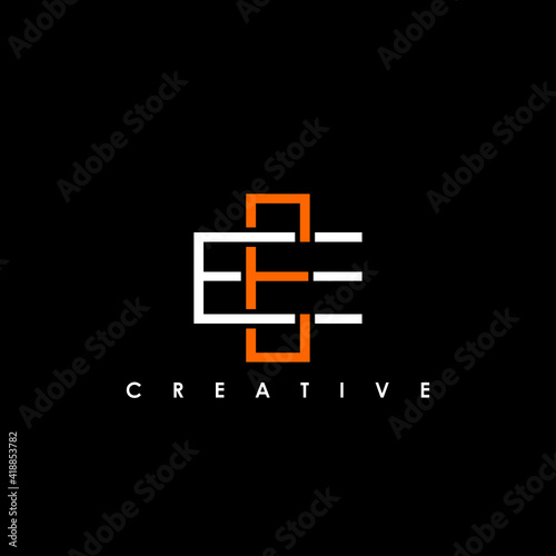EE Letter Initial Logo Design Template Vector Illustration