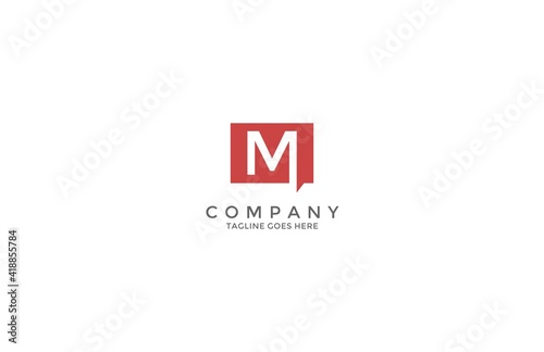 Free Download Initial Letter M Simple Modern Logo - GFXLoad
