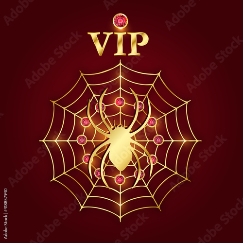 VIP golden spider