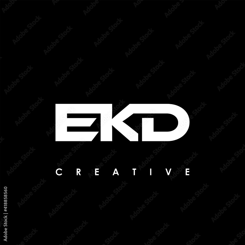 EKD Letter Initial Logo Design Template Vector Illustration EKD Letter Initial Logo Design Template Vector Illustration