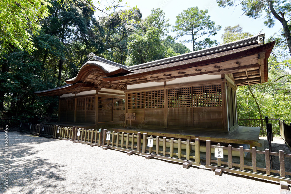 石上神宮　出雲建雄神社 拝殿　奈良県天理市