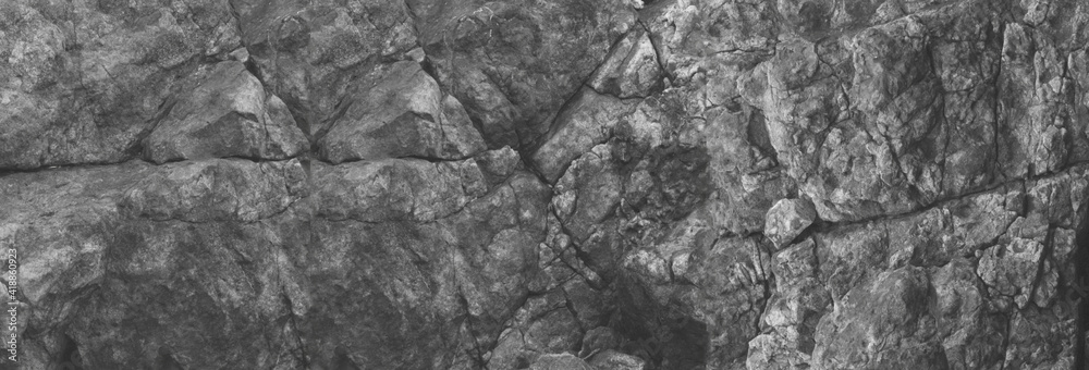Stone texture. Huge rock. Rocky Mountains. Illustration