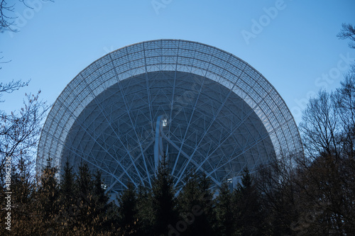The rear view of the radio telescope in Effelsberg © David