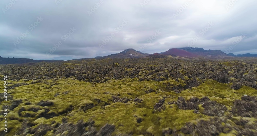 Glaciers and Mountains and Valleys of Iceland
