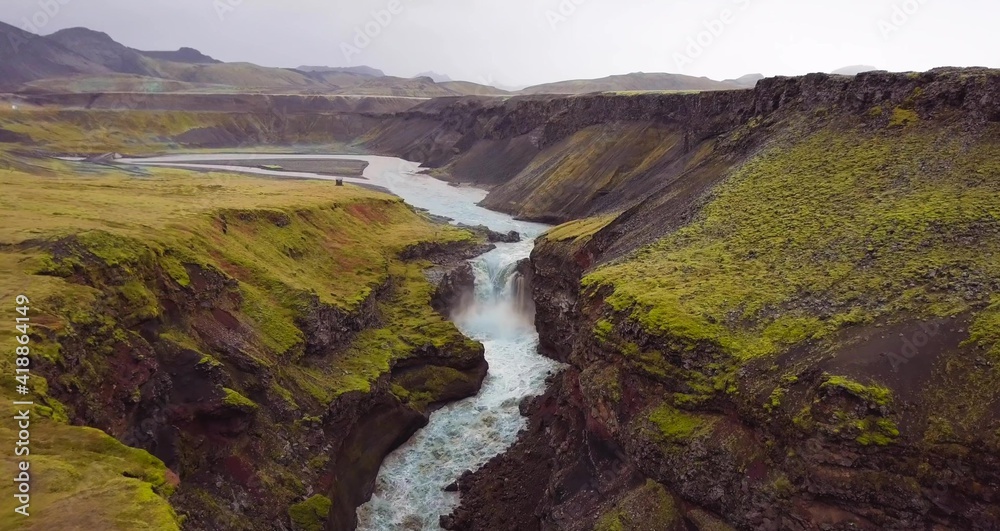 Glaciers and Mountains and Valleys of Iceland