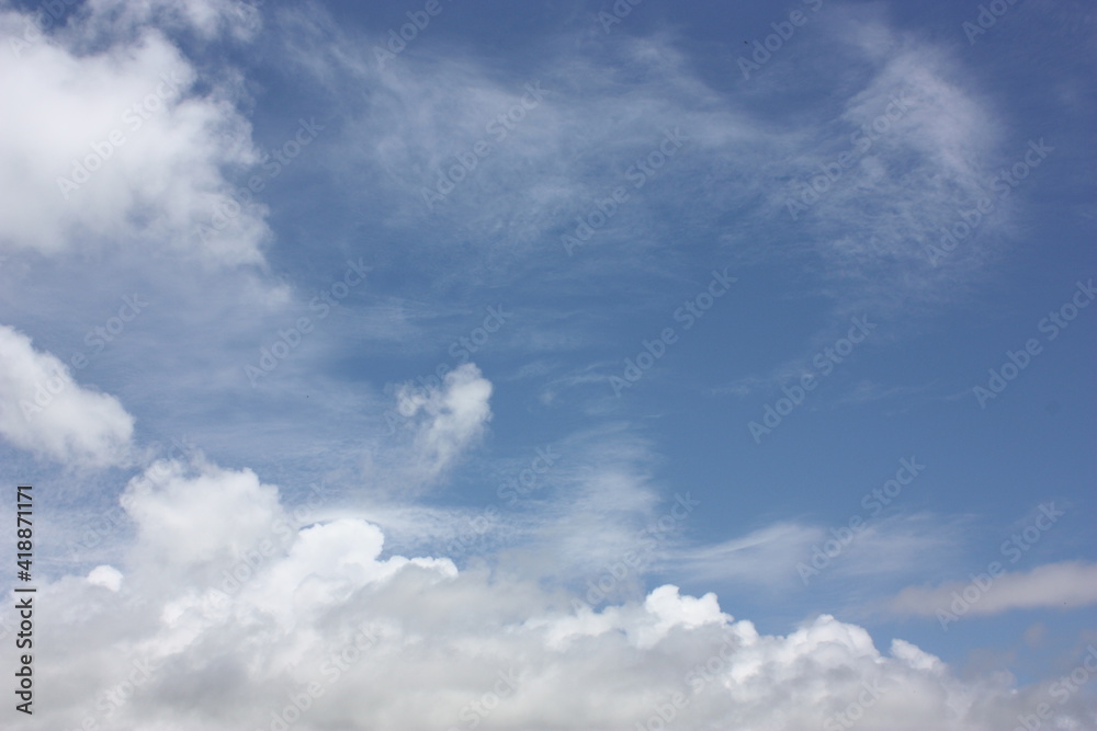 Flowing clouds on blue sky background, autumn sky - 流れる雲
Flowing clouds on blue sky background, autumn sky - 流れる雲