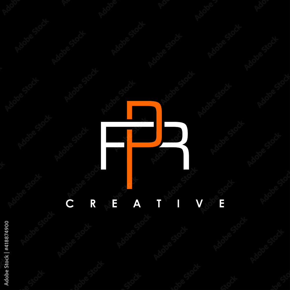 RP, PR Letter Initial Logo Design Template Vector Illustration RP, PR Letter Initial Logo Design Template Vector Illustration