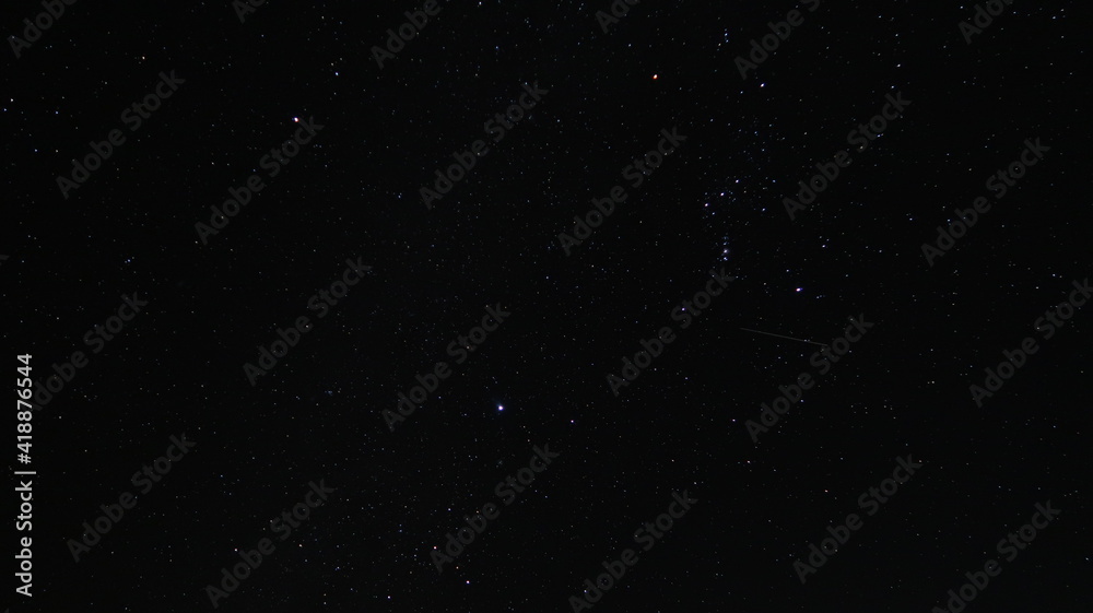 View of stars at night in Sinai , Egypt