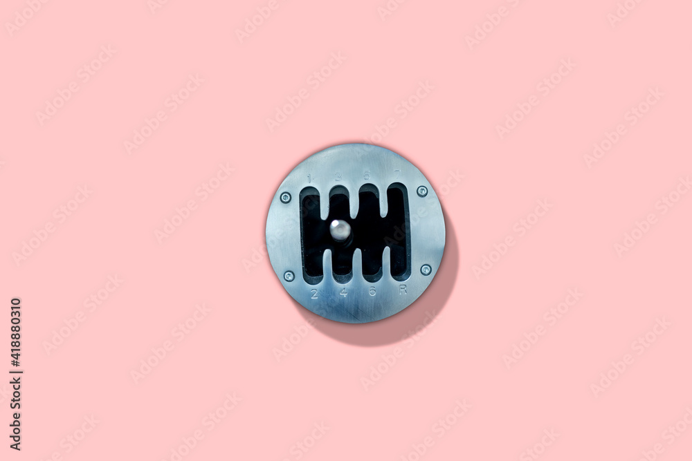 simple abstract manual stick shift of a car gear box, auto eight speed shift, in the dark simple abstract manual stick shift of a car gear box, auto eight speed shift, in the dark