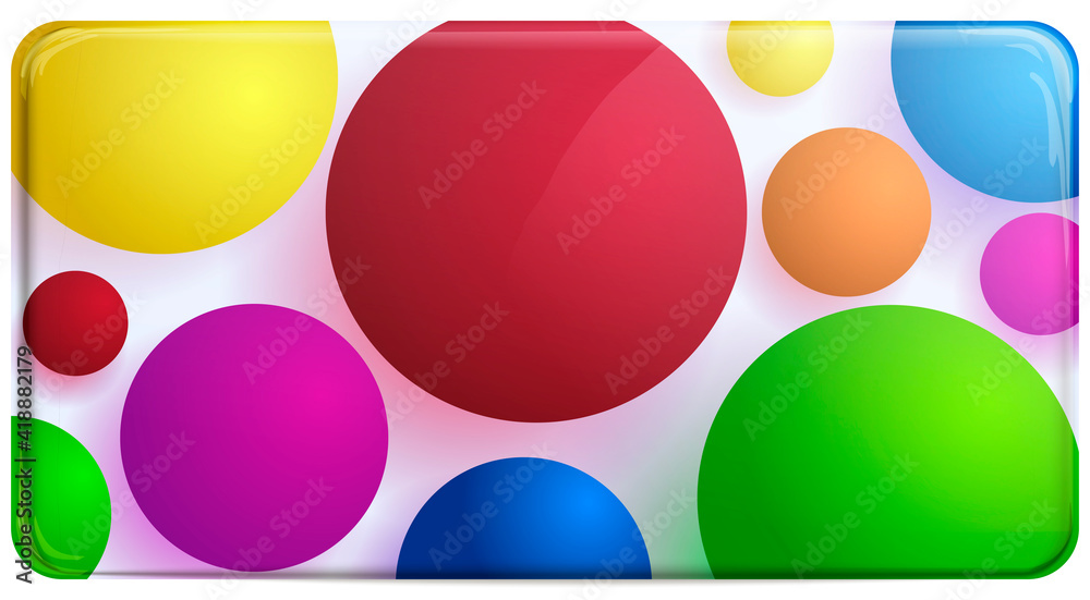 Bright and colorful background in vector design.