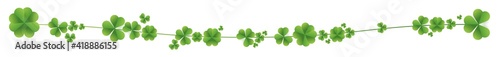 Clover border divider line.