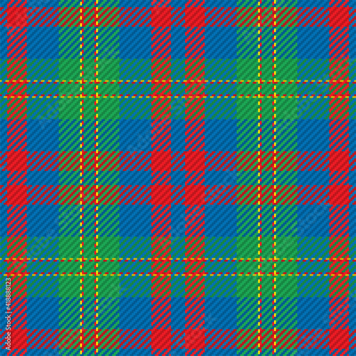 Seamless pattern of scottish tartan plaid. Repeatable background with check fabric texture. Vector backdrop striped textile print.