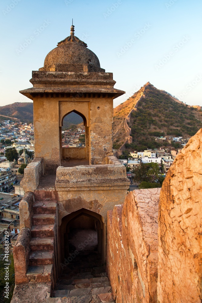 fortification Jaigarh fort Amer Amber Jaipur India