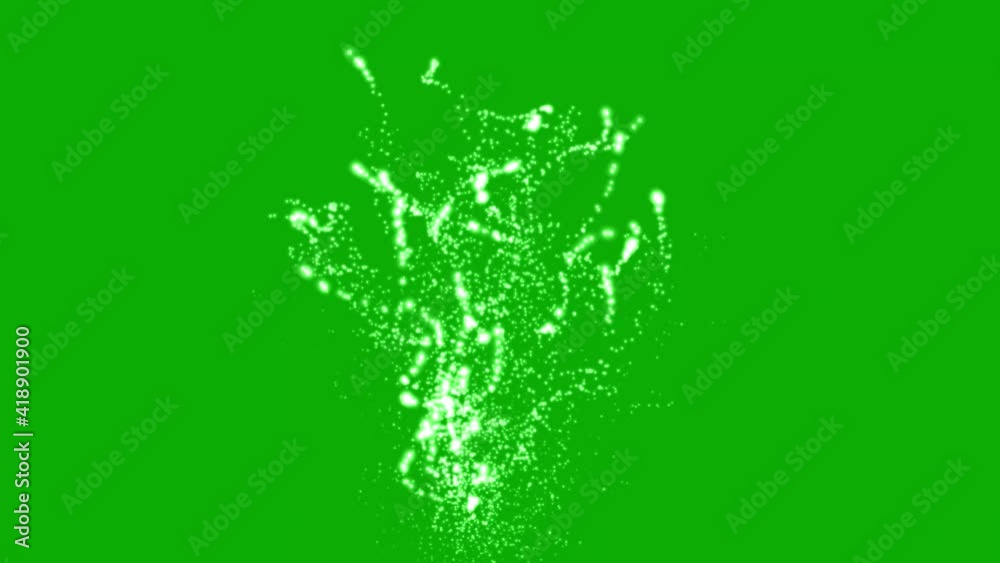 Fireworks motion graphics with green screen background Fireworks motion graphics with green screen background