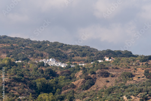 village on the slopes of Sierra Nevada in southern Spain