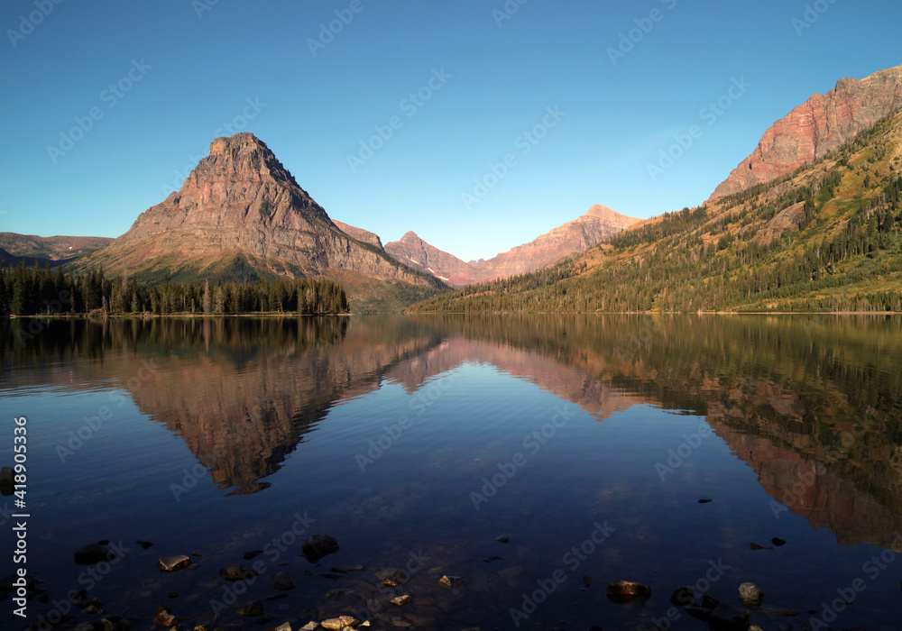 Reflections in Two Medicine Lake, Glacier National Park, Montana
Reflections in Two Medicine Lake, Glacier National Park, Montana