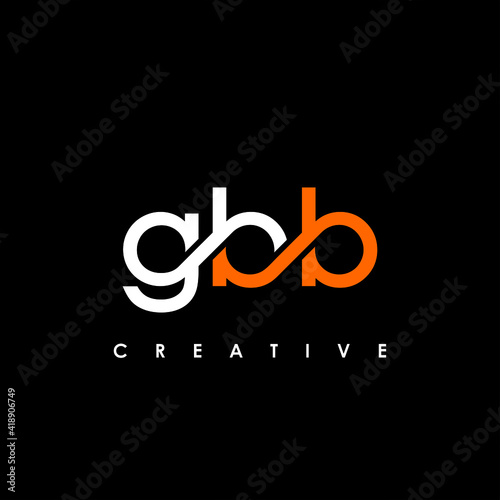 GBB Letter Initial Logo Design Template Vector Illustration