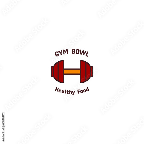 Free Download Barbell | Dual meaning logo combination of food and other goods - GFXLoad