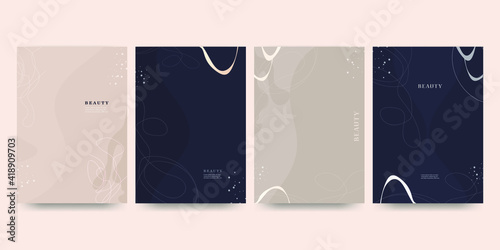 Elegant abstract trendy universal background templates. Minimalist aesthetic.