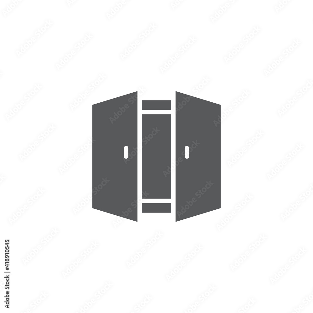 open double door outline icon linear style sign for mobile concept and web design exit doorway open double door outline icon linear style sign for mobile concept and web design exit doorway