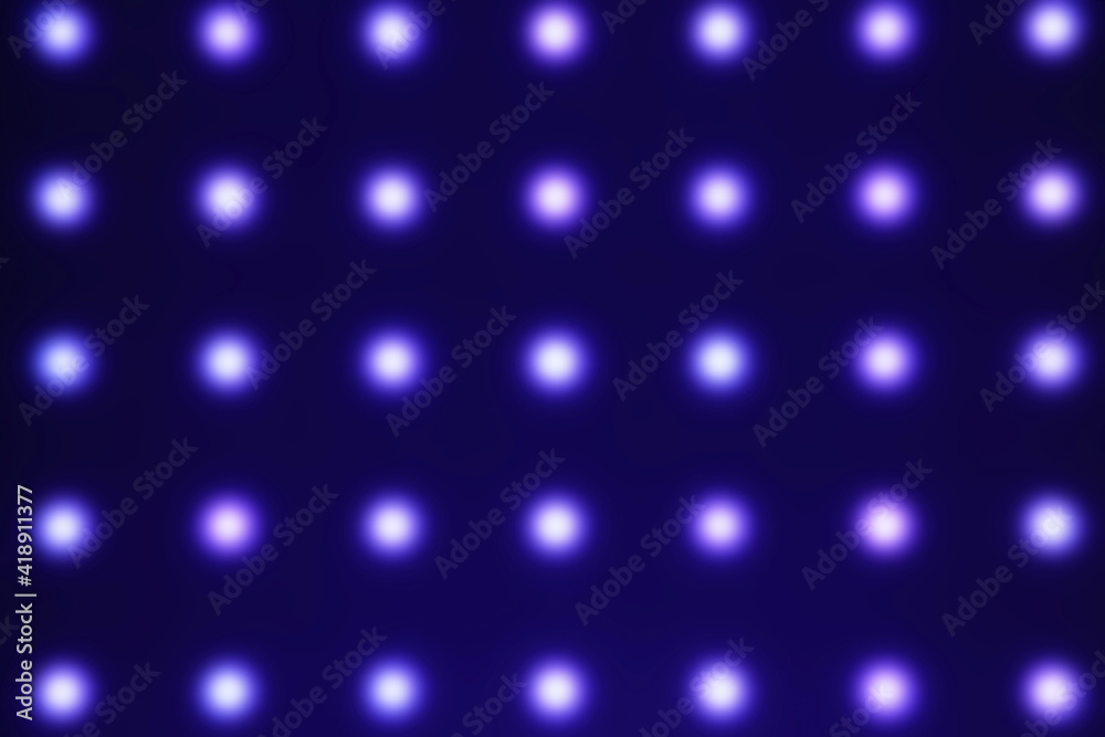 Blurry blue lights abstract background