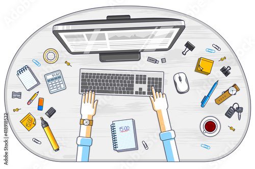 Office employee or entrepre...