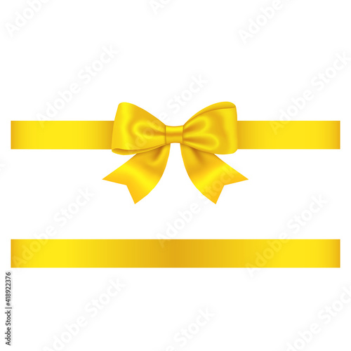 yellow ribbon and bow 