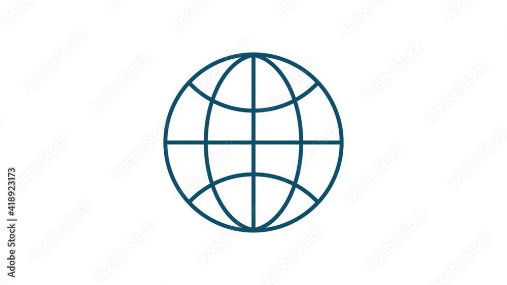 Navigation and Map line icons set. Motion graphics. Navigation and Map line icons set. Motion graphics.