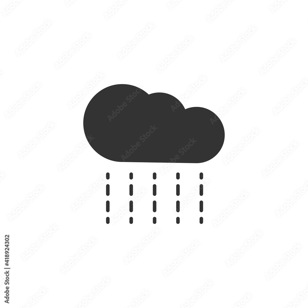 Rain icon isolated on background. Forecast symbol modern, simple, vector, icon for website design, mobile app, ui. Vector Illustration Rain icon isolated on background. Forecast symbol modern, simple, vector, icon for website design, mobile app, ui. Vector Illustration