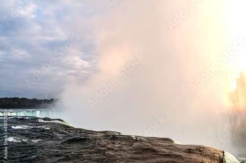 spectacular and dramatic images of Niagara Falls taken during summer.
