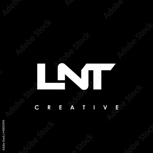 LNT Letter Initial Logo Design Template Vector Illustration photo