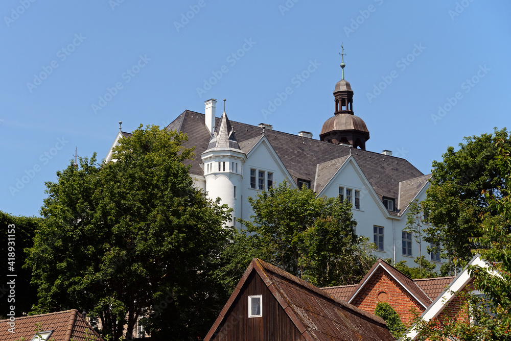 Fototapeta premium Ausblick auf das Schloss Plön