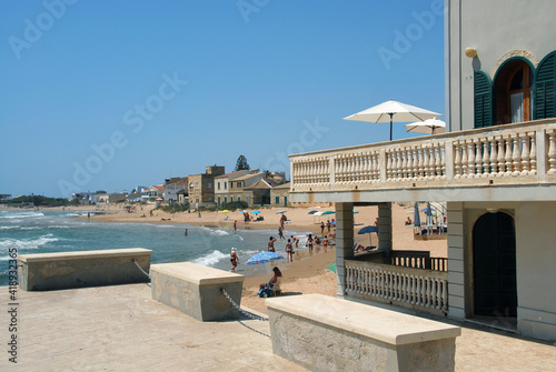 The famous house of commissioner Montalbano, a character invented by Andrea Camilleri in Punta Secca on the south coast of Sicily. photo