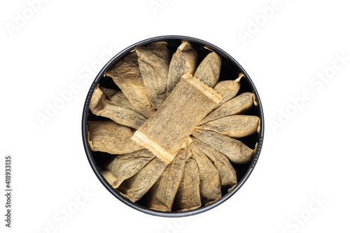 Foto Snus on a white background