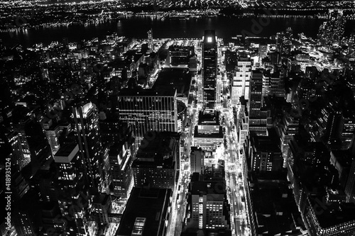 High rise buildings in Manhattan   New York.