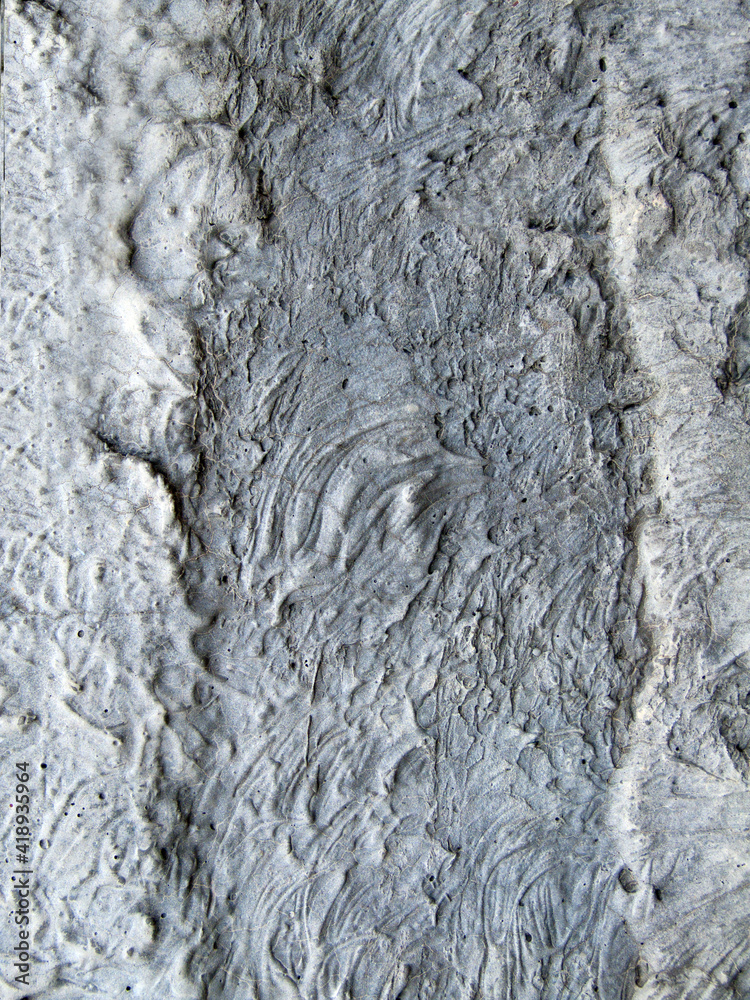 Naklejka premium Wall texture, hole, background, tree bark, strokes, cracks, rust, stones, asphalt