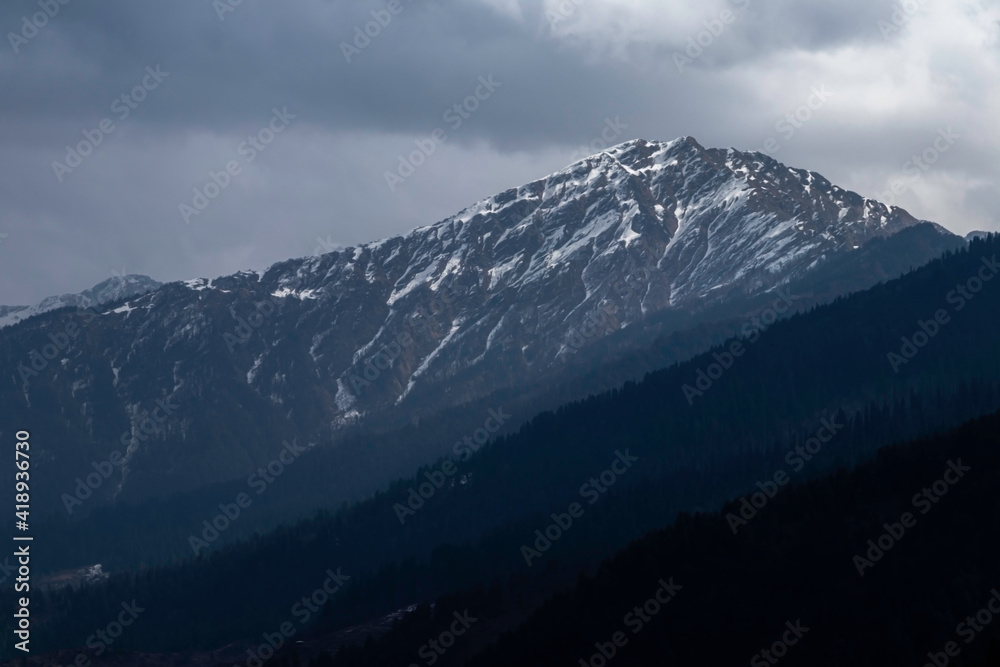 snow covered Himalayan mountains