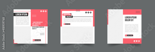 fashion sale social media post template