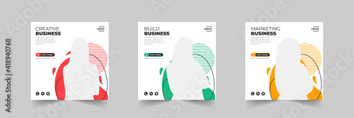 digital marketing social media post template