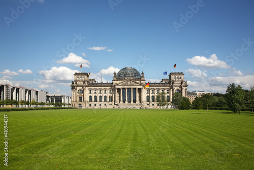 Reichstag building in Berlin. Germany
