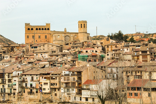 View of Valderrobres, a charming town in the province of Teruel, Spain. photo