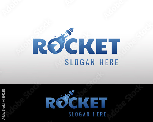 rocket logo creative rocket logo fast connect logo