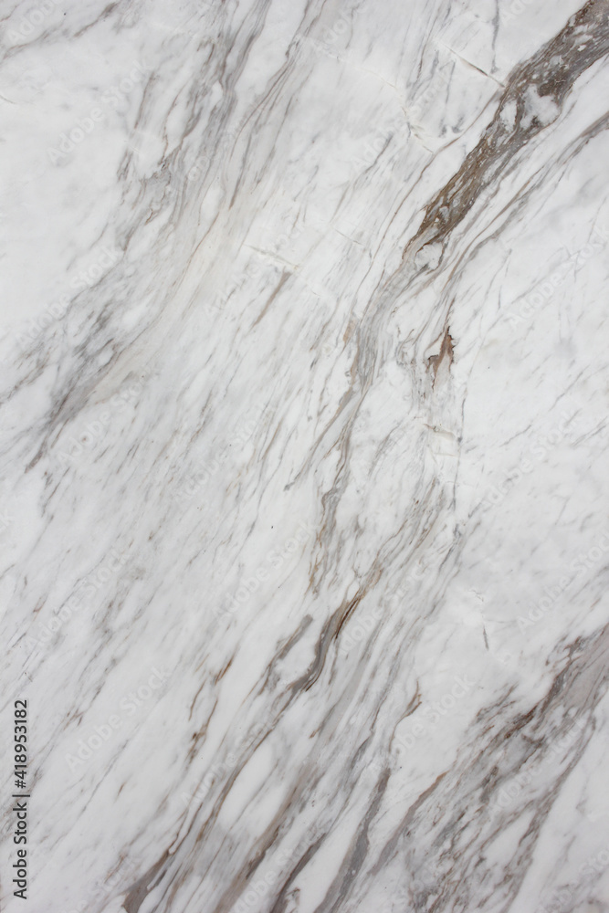 Fototapeta premium White marble texture abstract background pattern with high resolution.