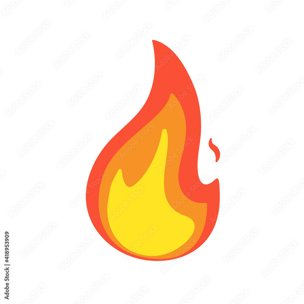 Vector Collection of Flame. Simple fireball design Campfire and fire prevention ideas Vector Collection of Flame. Simple fireball design Campfire and fire prevention ideas
