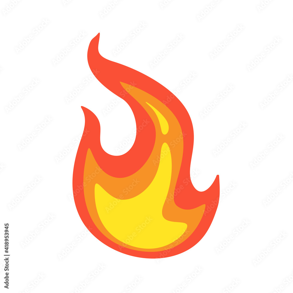 Vector Collection of Flame. Simple fireball design Campfire and fire prevention ideas Vector Collection of Flame. Simple fireball design Campfire and fire prevention ideas