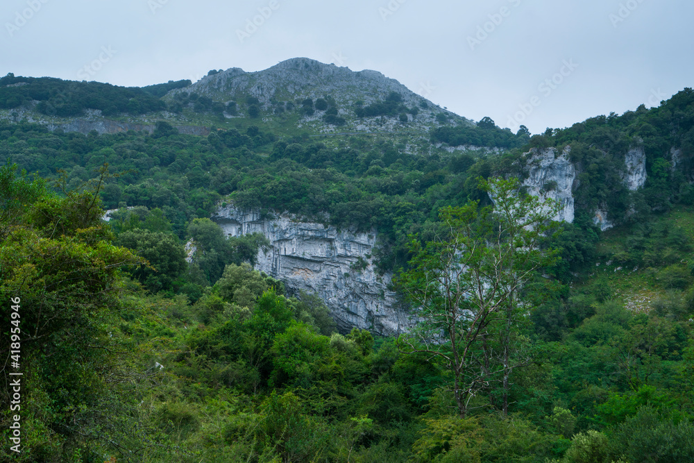 The Cubilla Cave in Castro Urdiales, MOC Montaña Oriental Costera, NATURA 2000, Cantabria, Spain, Europe