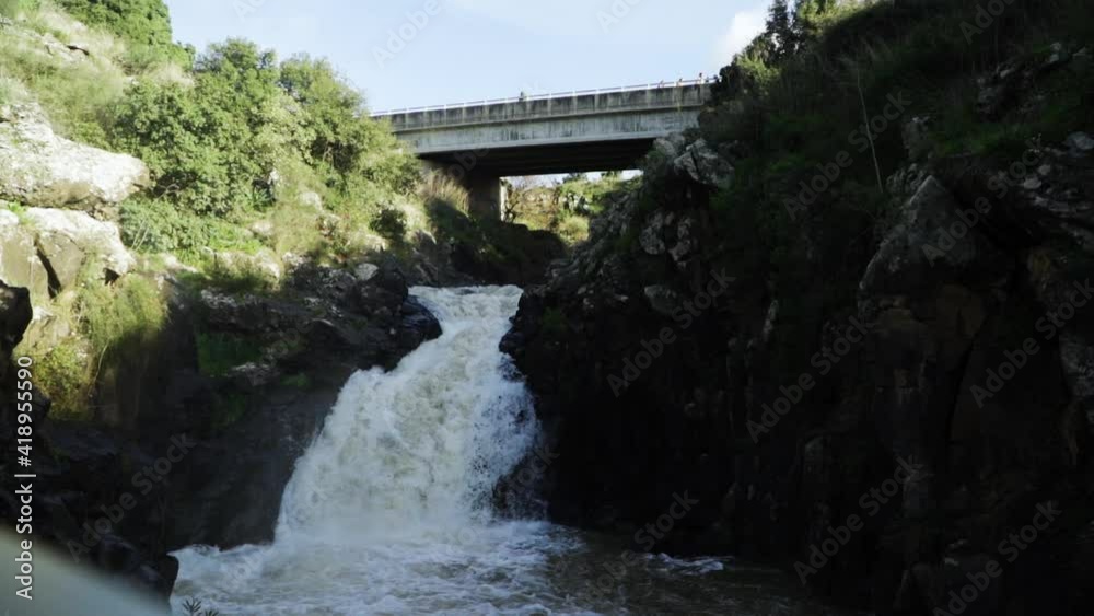 WaterFall River Fall in Slow Motion WaterFall River Fall in Slow Motion
